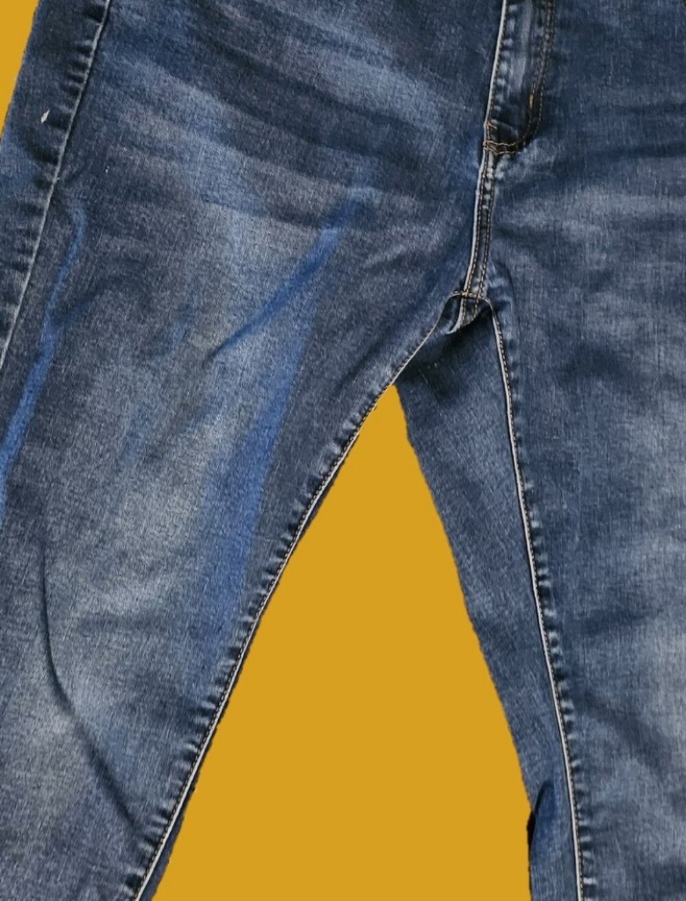 Dkny Womens Slim Straight Blue Denim Jeans